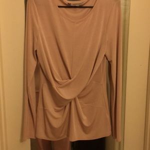 Jennifer Lopez peachy sheen blouse